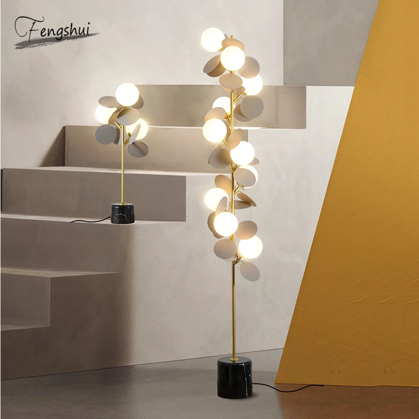 

Nordic Design Petal Floor Light Lighting Modern Minimalist LED Floor Lamp for Living Room Decoration Bedroom Decor Standing Lamp