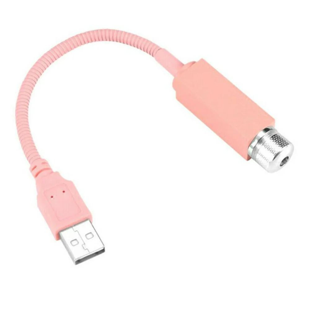 Автомобильный потолочный светильник с красной крышей, USB, Ночной светильник, лампа с регулируемой головкой 0,15 Вт