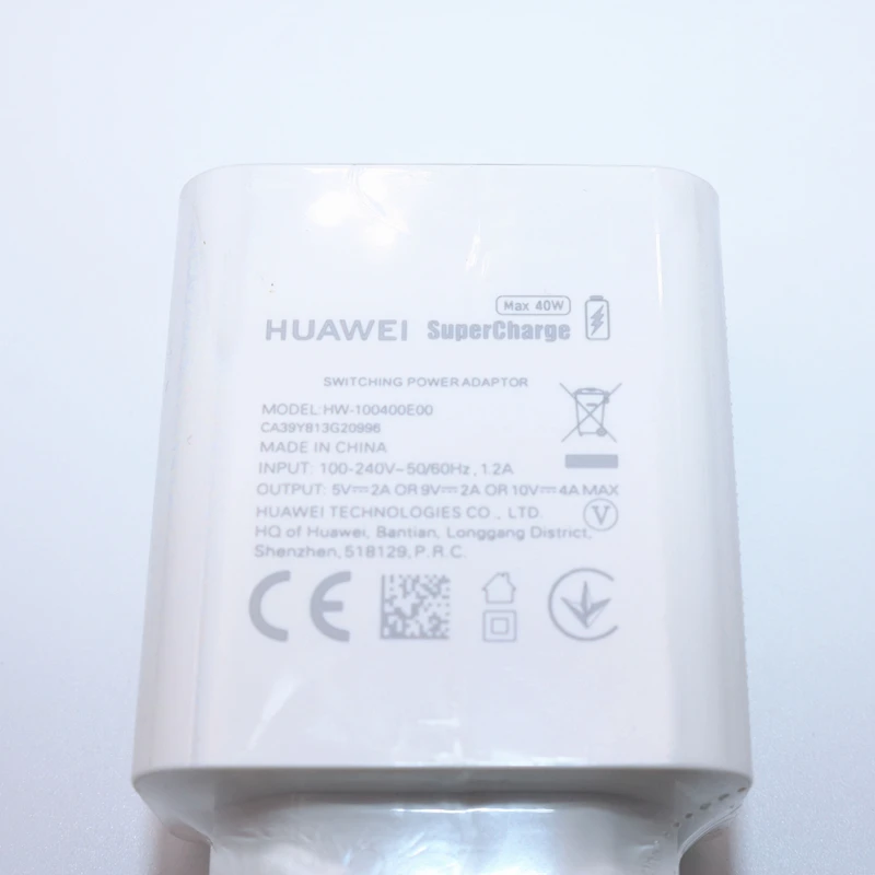 huawei зарядите зарядное устройство Коврики 20 pro RS P20 P30 pro суперзарядка 10V 4A 40W адаптер Honor Magic 2 вида 20