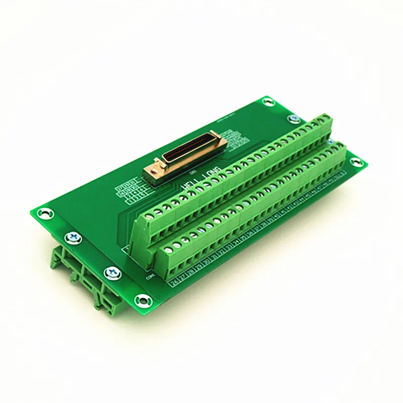 SCSI 50P MDR женский Breakout Board терминальный модуль.|Клеммные колодки| |
