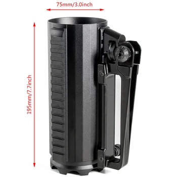 

Tactical Rail Battle Beer Mug Cup Aluminum Camping Military Multi Function Carry Cup Handle Detachable Coffee Drinking Tool