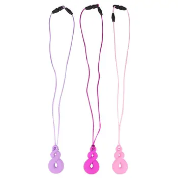 

3pcs Nursing Cute Silicone Chew Toy Baby Neck Pendant for Baby