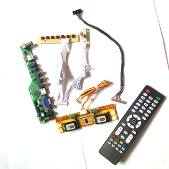 

For M190A1-L0A/L0B/L0C HDMI VGA USB AV RF T.V53 drive card board LCD panel monitor LVDS 4CCFL 30Pin keyboard+Remote+Inverter Kit
