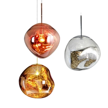

PVC Lava Lamp Melt Glass Pendant Light Hanging Lamps Living Room Bedroom Restaurant 15CM