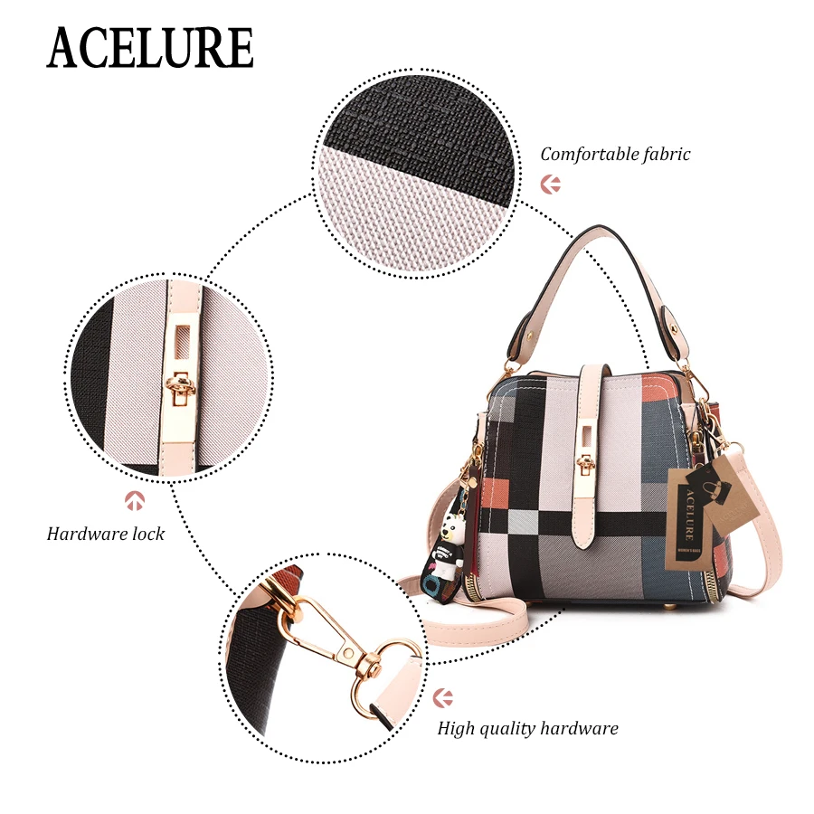 Skup ACELURE nowa gorąca sprzedaż torby na ramię kobiety dorywczo dużego ciężaru torba kobiet Messenger torby wysokiej jakości PU skórzana torebka torby Crossbody