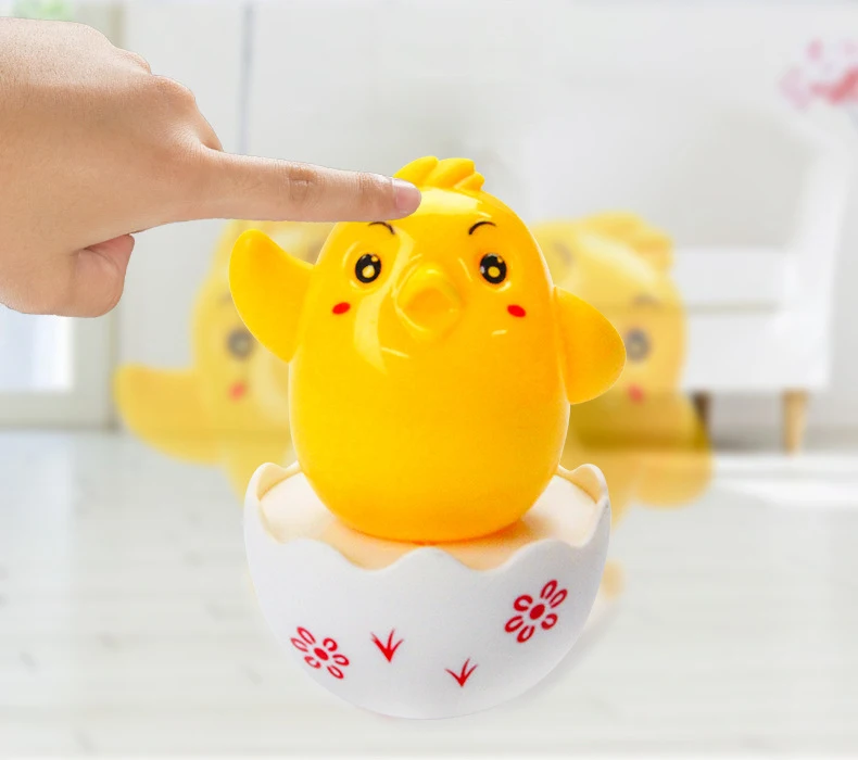 BalleenShiny, новинка, забавный детский стакан, Цыпленок, игрушки для обучения, развивающие игрушки, детские игрушки, подарки, модная Милая неваляшка в виде яйца, игрушки