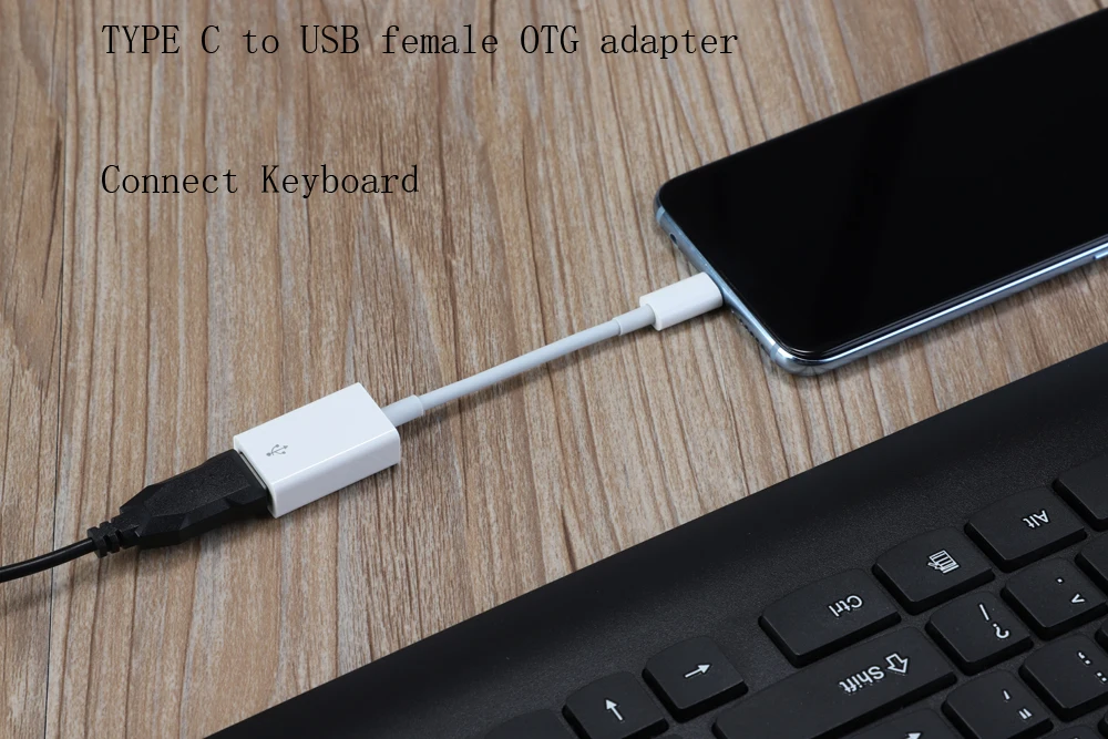 Переходник с Type C на USB OTG кабель Micro преобразователь коннектор для передачи данных
