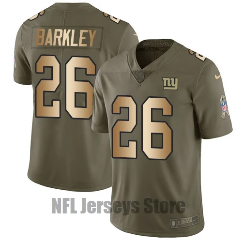 MEN Нью-Йорк мужская футболка Saquon Barkley Giants - Цвет: MEN