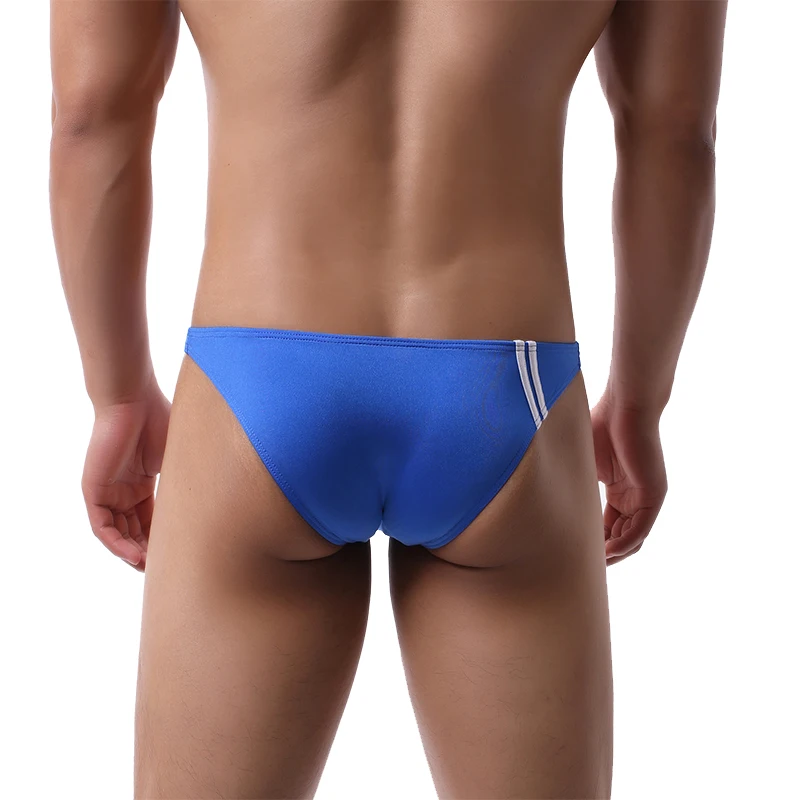 Swim Trunks Men Swimwear Solid Swimsuit Briefs Sport Swimming Trunks U Pouch Beachwear Beach Shorts bathing suit