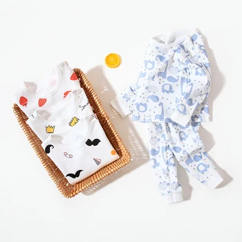 

Kids Clothes Big Boys Girls Pajamas Animals Pyjamas Kids Sleepwear Cotton Toddler Nightwear Cartoon Pajamas Enfant Baby Pajamas