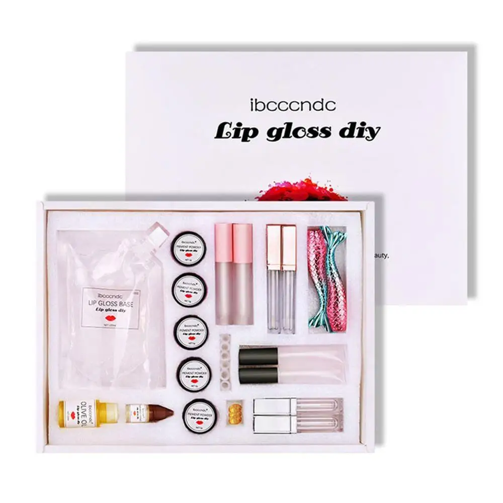 

Moisturizing Handmade Lip Gloss Base Gel Lip Glaze Material Odorless Lipgloss Base for DIY Lip Gloss Making Kit Set