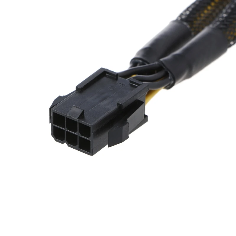 PCIE 6Pin female Y Splitter to Dual PCI-E 8Pin(6+2)male cable for BTC/ETH Mining U50D
