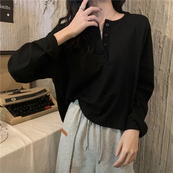 

PX2651 2020 new Korean autumn knit long sleeve T-shirt women
