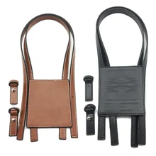 Hand-Woven Straw Bag Hand bill Shoulder Cotton Straw Tote Bag Artificial Leather Material Crochetbag Accessories