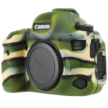 

for Canon 6D2 Soft Silicone Rubber Camera Protective Body Case Skin for Canon 6D MARK II 6DII 6D2 Camera Case Protector Cover