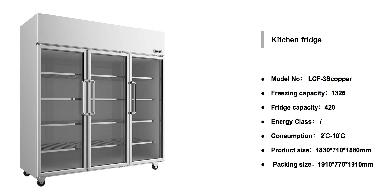 Морозильная камера BD-1388L, три верхние двери, 18℃, R290, горизонтальный Электрический морозильник, холодильники, коммерческий холодильник