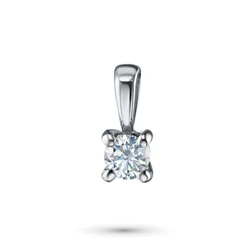 

Pendant in white gold with a diamond