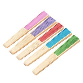 

50 Pack Folding Hand Fan Pouch Drawstring Engraved Silk Hand Fan Wedding Fold Fan Vintage Fans Wedding Gift