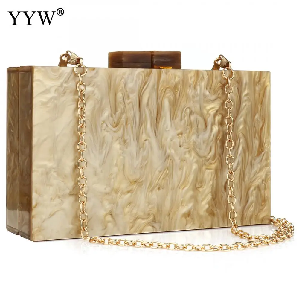 Designer Clutch Bag Gold Silver PVC Box Design Party Evening Chain Shoulder  Crossbody Bags Mini Purses and Handbags - AliExpress