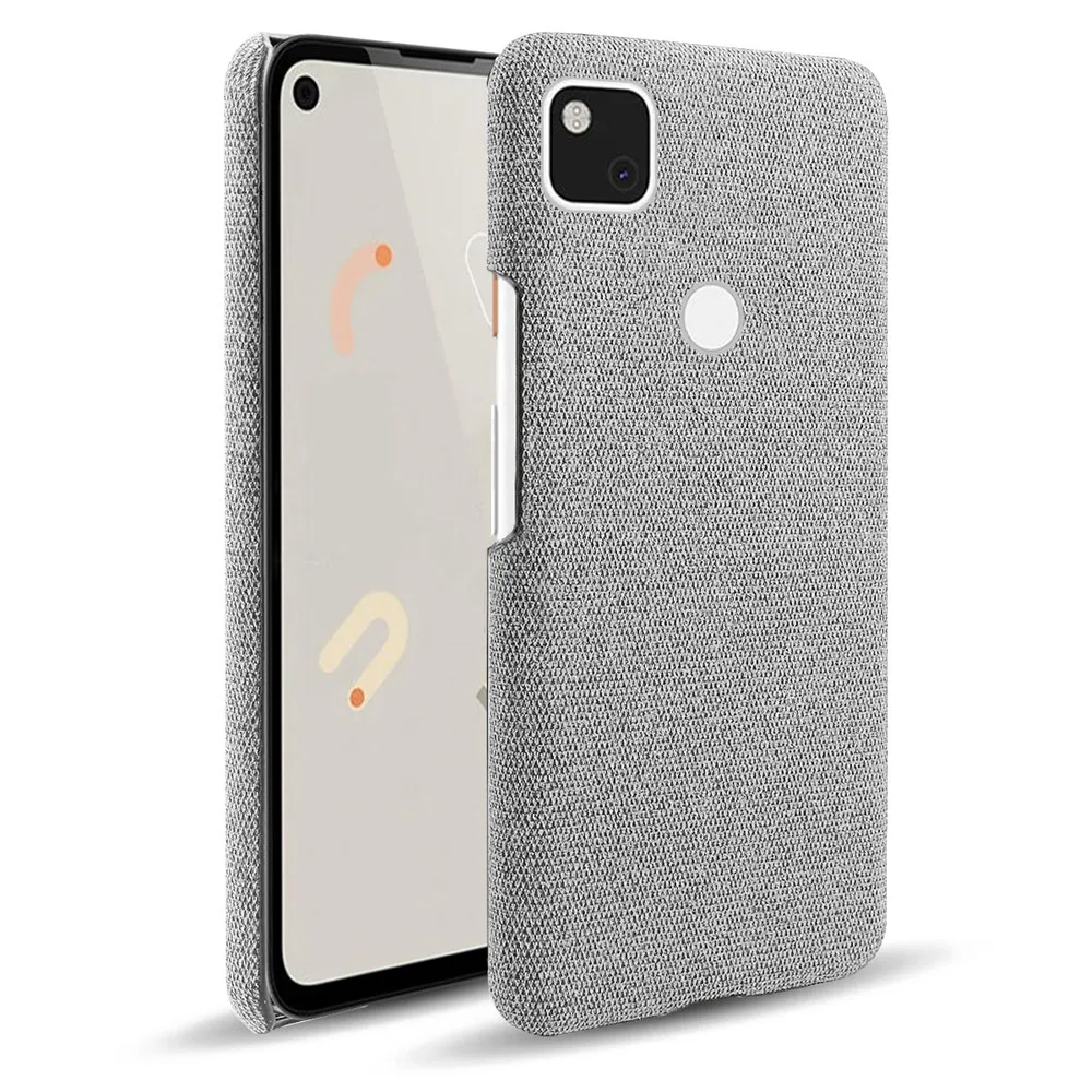 Slim Cloth Texture Cover For Google Pixel 4A Case G025J Fabric Ultrathin Antiskid Capa For Pixel 4A 5G GD1YQ, G025I Pixel4A 4G waterproof phone bag Cases & Covers