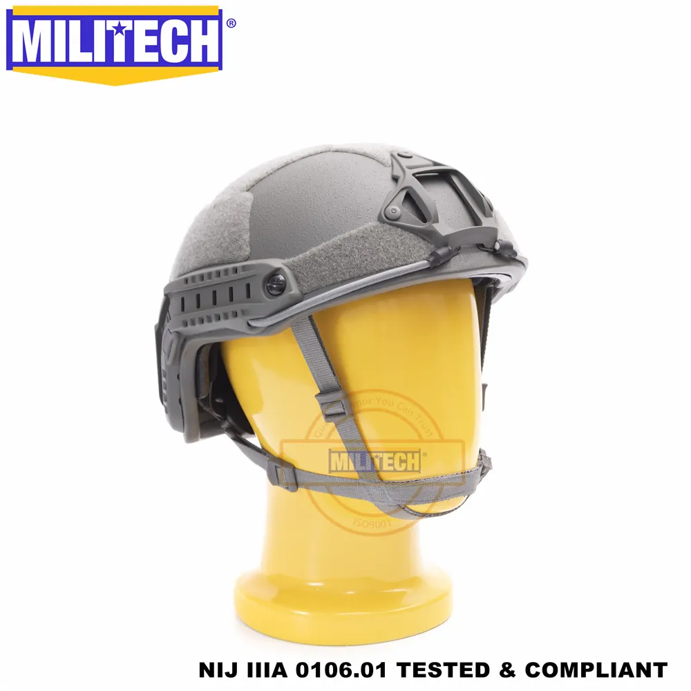 ISO сертифицированный MILITECH FG роскошный червячный циферблат NIJ уровень IIIA 3A Быстрый высокий порез баллистический арамидный шлем с 5 лет гарантии DEVGRU