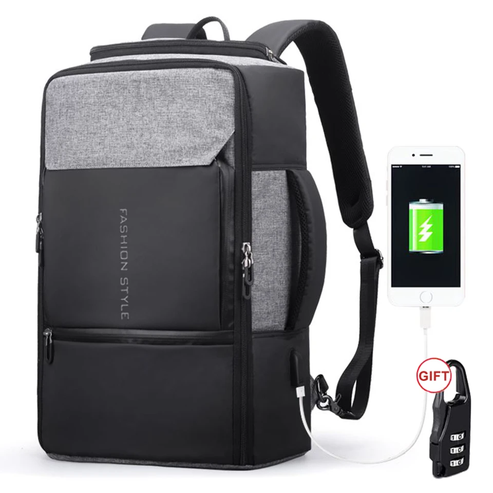 

Laptop Backpack 17 inch 15.6 Notebook Anti Theft Large Capacity Backpacks Mens USB Travel Male Business Waterproof Bagpack Bags