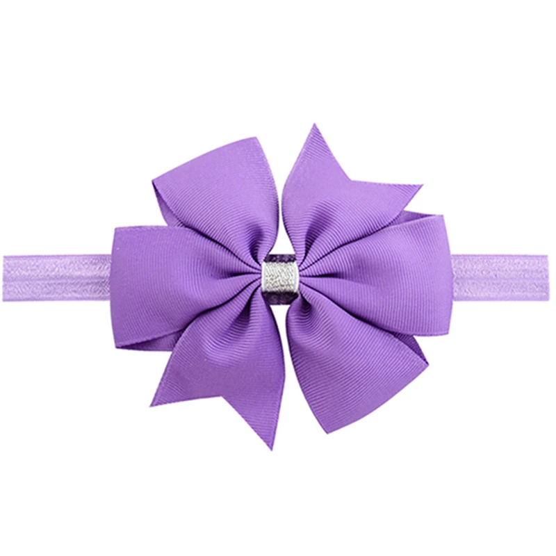 baby essential  1 PCS 11 CM Fashion Dovetail Grosgrain Ribbon Bowknot Toddler Elastic Headband DIY Baby Headwear Clothing Decoration 20 Colors designer baby accessories