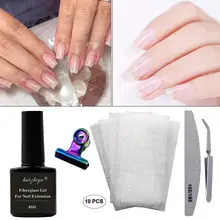 Стекловолоконный набор для ногтей профессиональный волоконный наращивание ногтей для наращивания ногтей маникюрный салонный набор инструментов