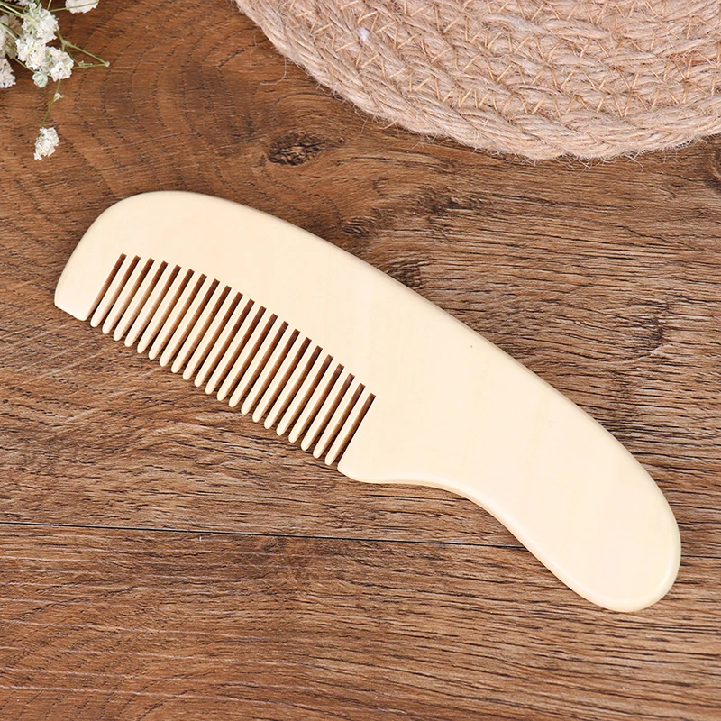 1pcs Wooden Massage Comb Head Massage Comb Natural Wood Hair Brush Close Teeth Anti-static Hair Care Tools