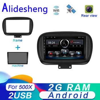 

2 Din Android For Fiat 500X 500 x 2014 2015 2016 2017 2018 2019 Car DVD Multimedia Player Stereo radio Navigation GPS 2GB RAM