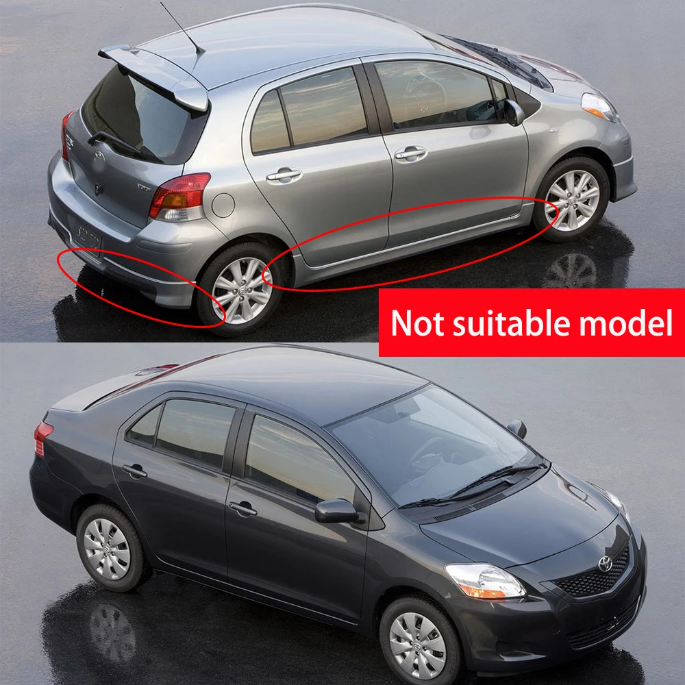 Для Toyota Vios Yaris L/FS Брызговики Toyota автомобильные крылья Toyota Брызговики авто аксессуары 2003 - Цвет: Yaris(06-11)