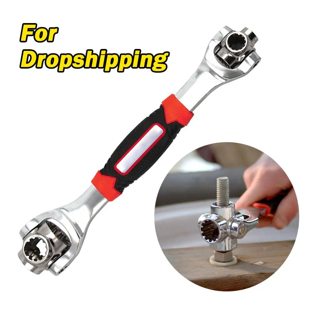

Tiger wrench Spanner 48 in 1 Tools Socket Works with Spline Bolts Torx 360 Degree 6 12-Point Torx Square for Dropshipping