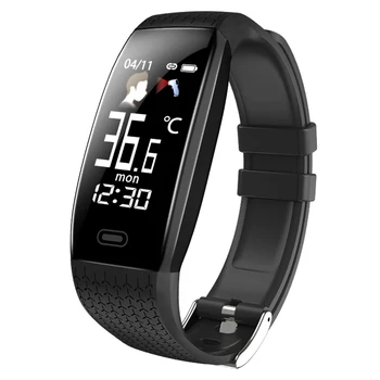 

2020 Smart Watch T5 Body Temperature Waterproof Fitness Watch Call Reminder Sport Mode Smartwatch Sport Men Women Hot