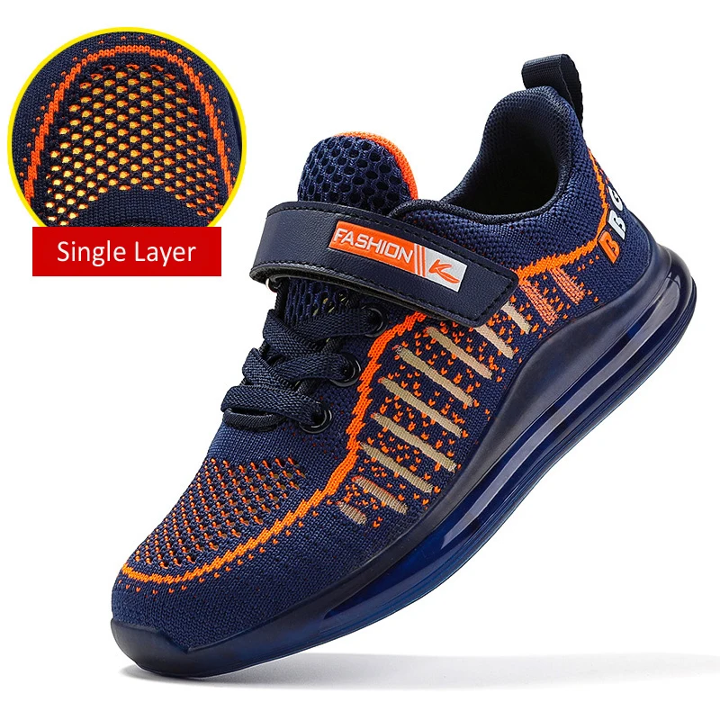 VOSONCA Kids Casual Shoes Sneakers Children Sport Shoes Boys Shoes Lightweight Breathable Single And Double Layer Mesh