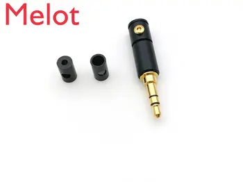 

100pcs high quality Plated 3.5mm Plug soldering connector adapter
