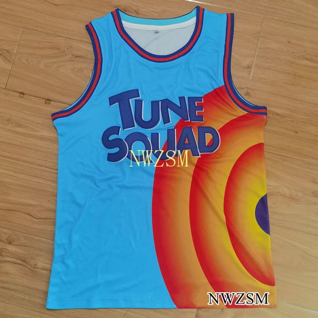 Ainiel Anime Space-Jam Basketball Jersey Tune-Squad #6 James Top Shorts Goon Squad Costume Movie A New