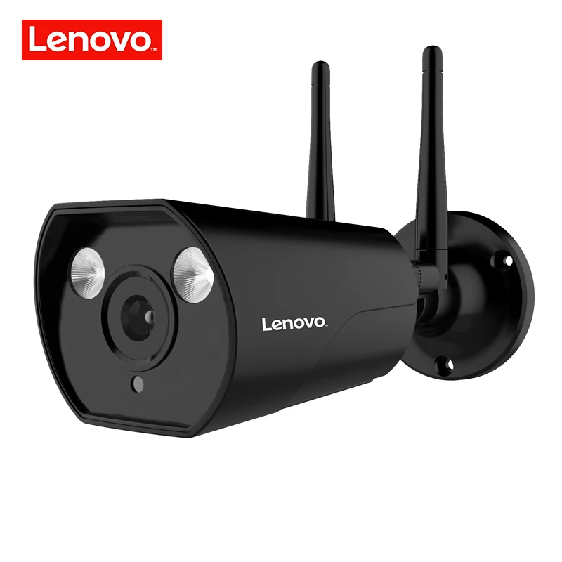 LENOVO уличная Водонепроницаемая ip-камера Встроенная 32G карта памяти CCTV камера HD ночного видения Wifi Беспроводная камера наблюдения