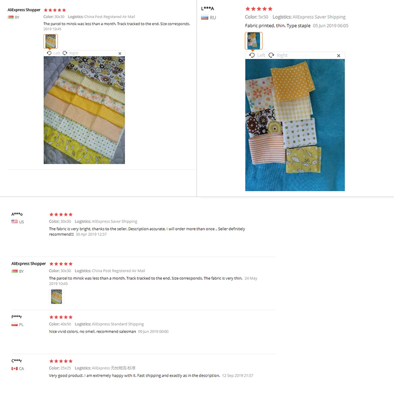 100% Cotton Fabric 7PCS Mixed Fat Quarters Dots Design Bundle Tildas for Quilting Meter Fabric Square Sewing Patchwork