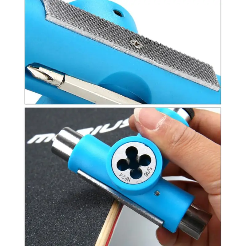 Skateboard Tool Roller Skate Scooter Adjusting T-Wrench Long board Fish Board Repair Tools L-type Head Spanner Screwdriver skateboard accessories skateboard tools