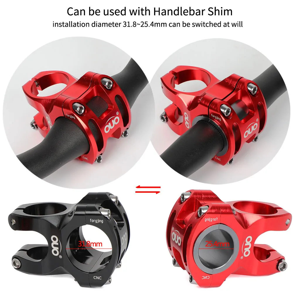 Adattatore Manubrio Bici Da 25,4 A 31,8 Mm – Spacer In Alluminio Per MTB E Corsa