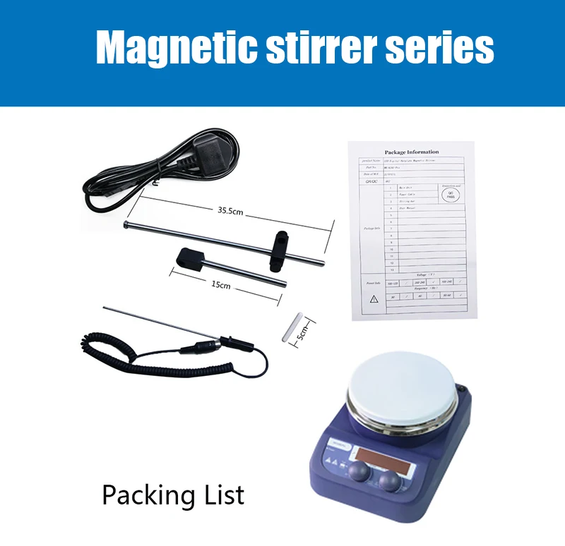 IKEME Magnetic Stirrers Heating Temperature Up to 550&deg;C Electric Stirrers MS7-H550-pro Laboratory Equipmen Hot