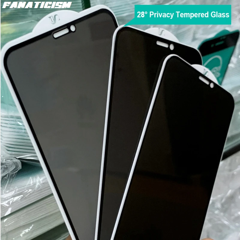 US $1.095.00 1000pcs 28 Degrees Screen Protector Privacy Glass For IPhone 11 Pro X XS MAX XR Antispy Tempered Glass For IPhone 6s 7 8 Plus