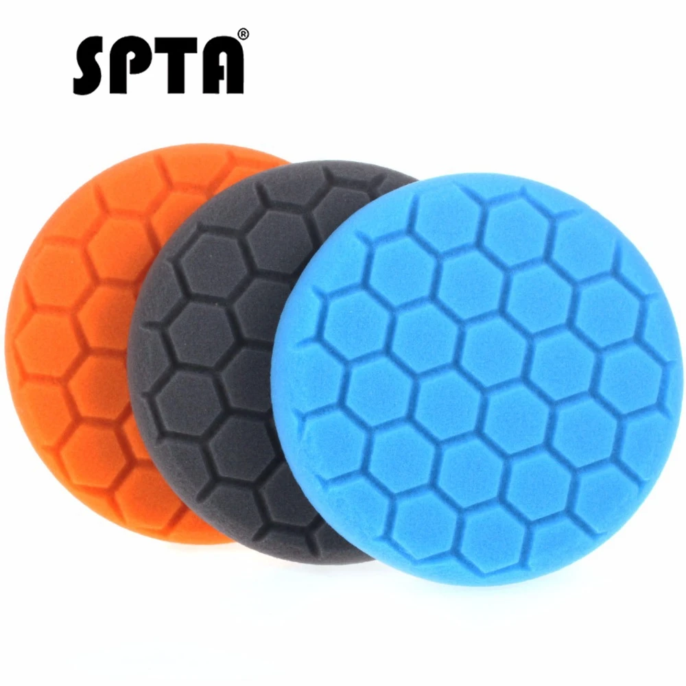 SPTA 3 шт. " /4"/" /6"/" набор губчатых полировальных подушечек для полировки автомобиля домашний DIY полировальный пенополировальный диск