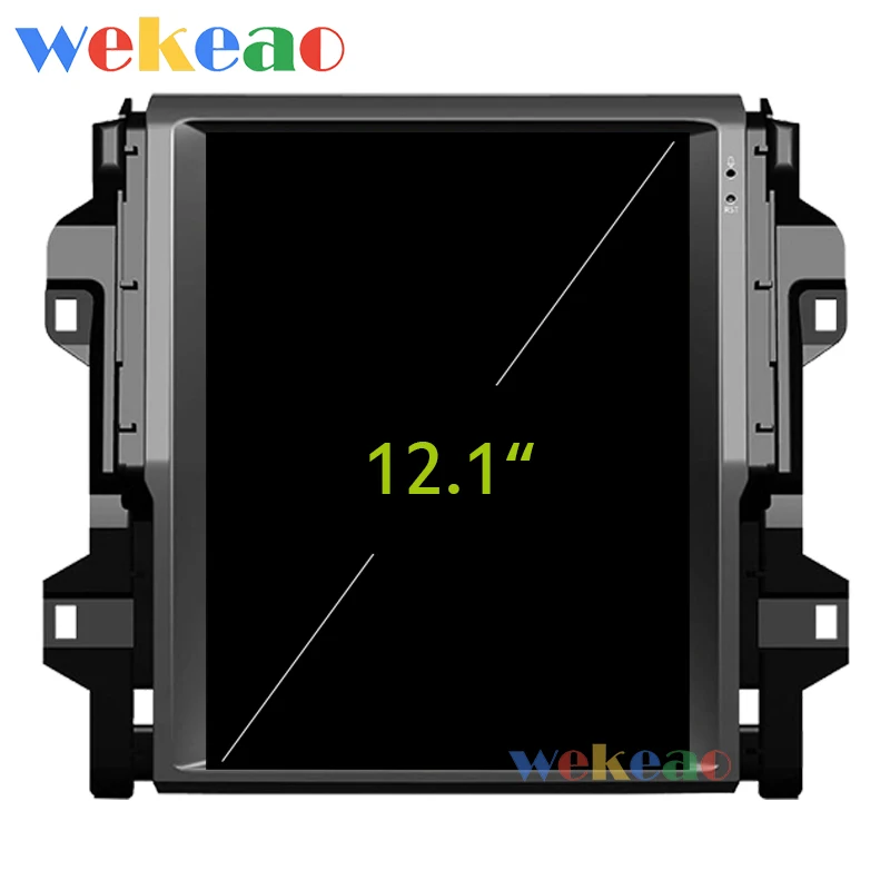 Wekeao вертикальный экран Tesla style 12,1 ''Android 8,1 автомобильный Радио gps навигатор для Toyota Fortuner Revo DVD Автомобильный плеер