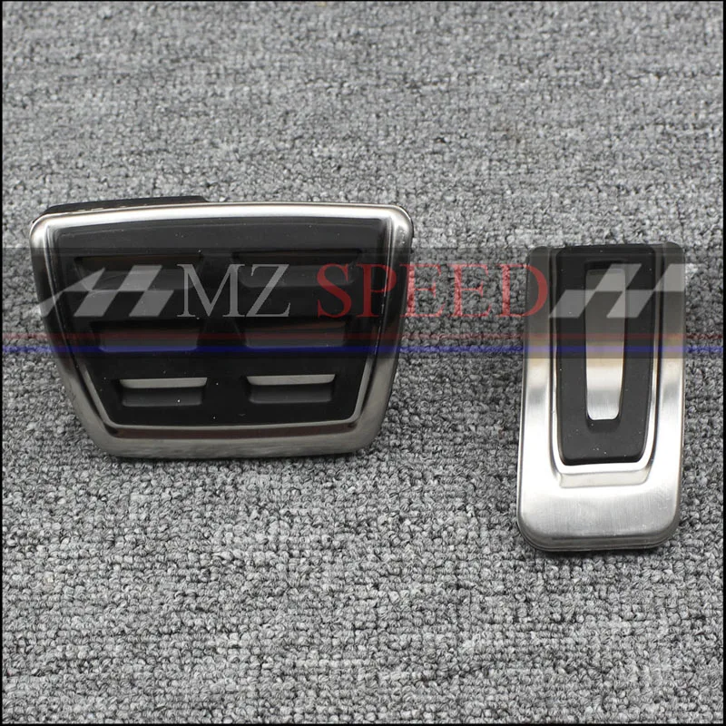 Нержавеющая сталь автоматическая коробка передач на педали автомобиля(подножка+ газ+ педаль тормоза) для LHD VW Golf MK7 7 VII