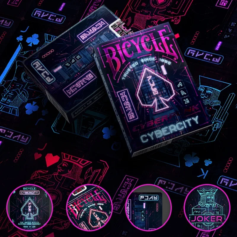 Description Picture 3 of itemBicycle Cyberpunk Playing Cards Deck Magic Card Games Magic Tricks for Magician