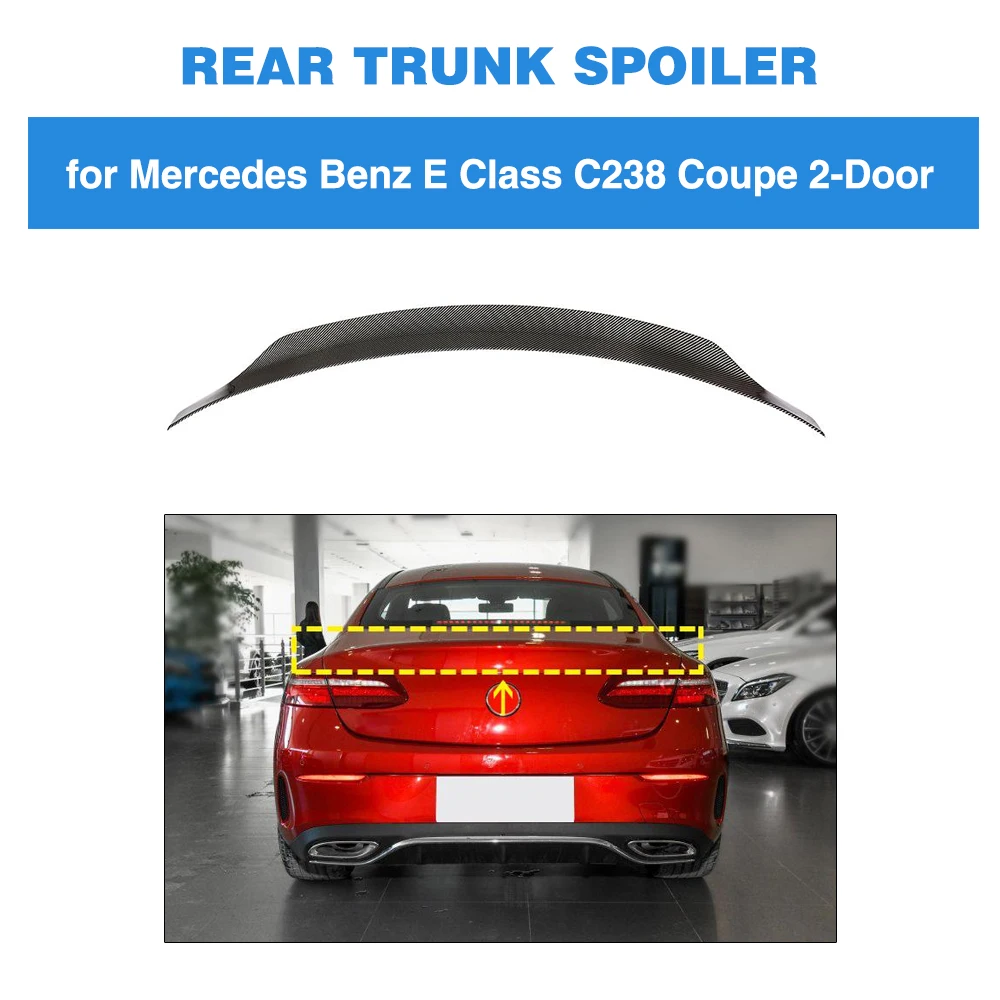 Задний спойлер для Mercedes-Benz E Class W213 E250 E300 E400 E450 E500 E550 Coupe 2017 - 2019 губа багажника из