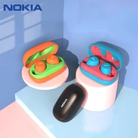 Nokia E3100 TWS słuchawki Bluetooth 5.0 HIFI Stereo Mini bezprzewodowe słuchawki douszne z redukcją szumów z mikrofonem dla androida IOS