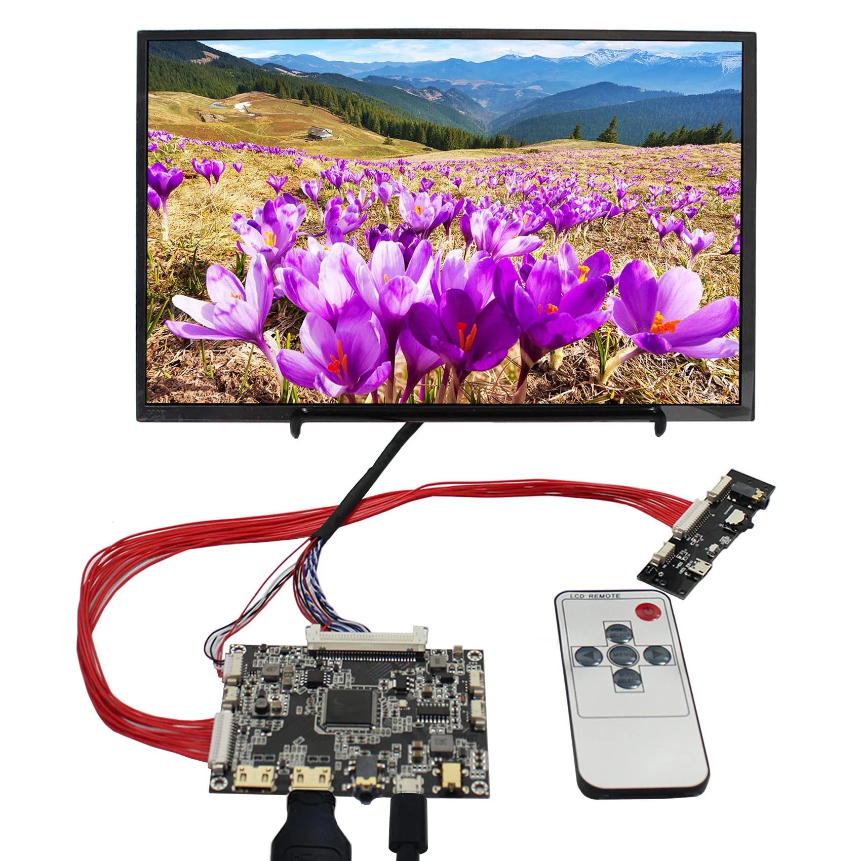 

10.1inch 1280X800 IPS LCD Screen 10.1"Contrast Ratio 1300:1 with HD MI Mini LCD Controller Board