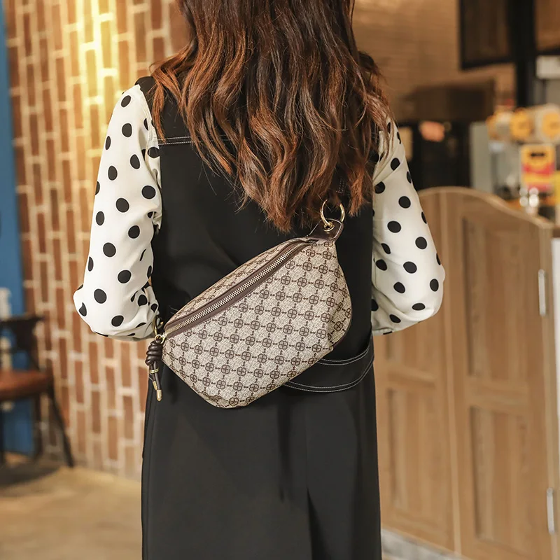 Mahjong Shoulder Bags For Women Crossbody Sling Chains Strap Leather Plaid Chest Belt Saddle Handbags crossbody bag,women handbags,leather shoulder bag